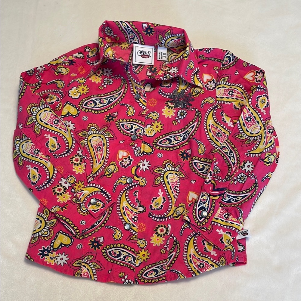Vibrant Paisley Print Shirt